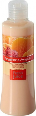 Гели для душа крем-гель для душа "мандарин и авапухи" fresh juice, 300 мл