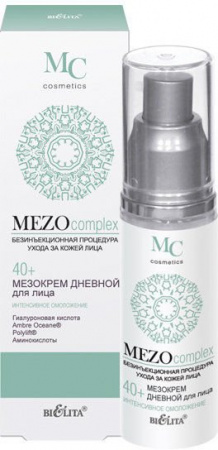 Кремы белита mezocomplex мезокрем дневной для лица "интенсивное омоложение" 40+, 50 мл