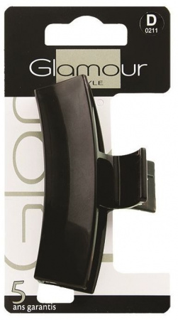 Для волос inter-vion glamour style заколка для волос "краб" черная