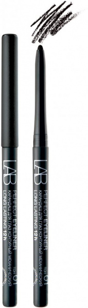 Для глаз и бровей белита lab colour карандаш для глаз контурный perfect eyeliner long lasting 12h механический тон 01 черный матовый