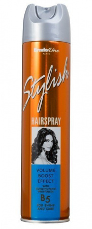 Стайлинг bradoline paris stylish  лак для волос volume boost effect, 300 мл