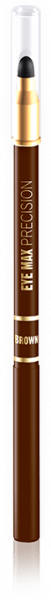 Для глаз и бровей карандаш для глаз с растушевкой "eye max precision" eveline, brown