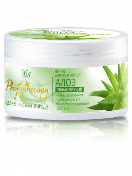 Кремы, бальзамы крем для рук и ногтей алоэ phytotherapy iris, 180 мл