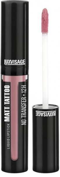Для губ матовая стойкая жидкая губная помада для губ matt tattoo no transfer 12h тон 101 lavender pink, luxvisage