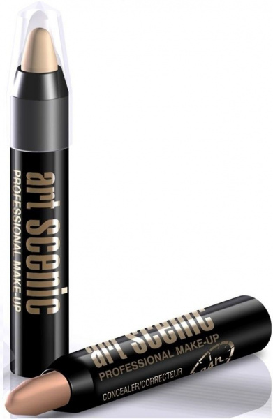 Для лица корректирующий карандаш art scenic professional make-up №1 cream eveline