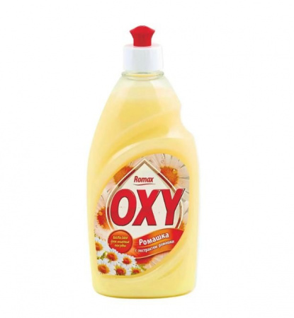 Для посуды бальзам для мытья посуды "oxy" ромашка romax, 900 г