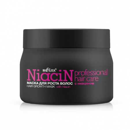 Маски маска для роста волос с ниацином professional hair care белита, 300 мл