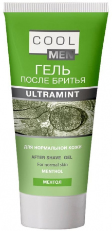 Бритье гель после бритья ultramint cool men, 50 мл