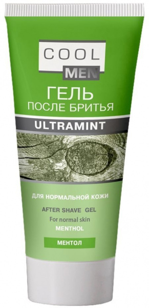 Бритье гель после бритья ultramint cool men, 50 мл