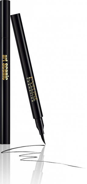 Для глаз и бровей подводка-маркер для глаз водостойкая "art professional make-up eyeliner" eveline, 3 мл