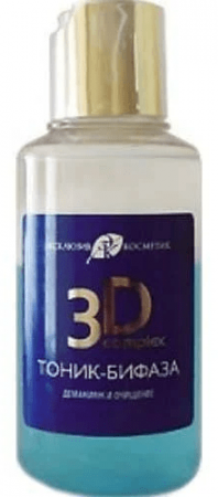Демакияж эксклюзивкосметикс 3d-complex тоник-бифаза, 140 г