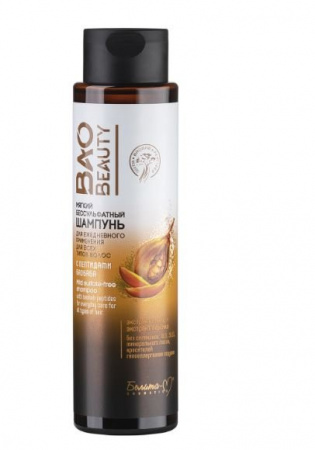 Шампуни мягкий бессульфатный шампунь для ежедневного применения для всех типов волос с пептидами баобаба baobeauty белита-м, 250 г