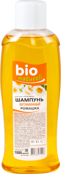 Шампуни bio naturell шампунь витаминный "ромашка", 1000 мл