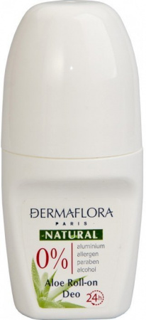 Дезодоранты dermaflora paris natural 0% шариковый дезодорант"aloe", 50 мл