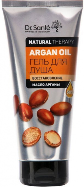 Гели для душа dr.sante natural therapy гель для душа argan oil "восстановление", 200 мл