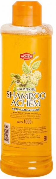 Шампуни шампунь "achem" аиро-хмелевый  romax, 1000 г