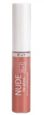 Для губ блеск для губ nude 6 in 1 lipgloss №02 ados, 10 мл