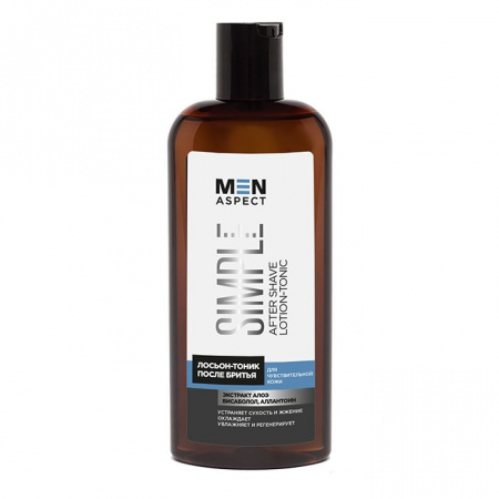 Лосьоны лосьон-тоник после бритья men aspect simple для чувствительной кожи modum, 150 мл
