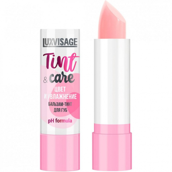 Для губ бальзам-тинт для губ тон 01 tint & care ph formula цвет и увлажнение luxvisage, 3.9 г