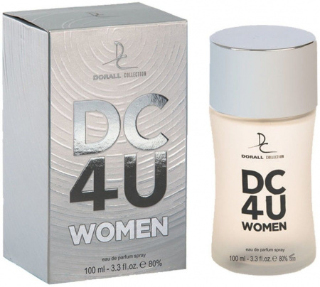 Туалетная вода женская туалетная вода "dc4u women" dorall collection, 100 мл