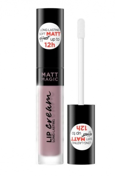 Для губ жидкая матовая губная помада №19 matt magic lip cream eveline, 4,5 мл