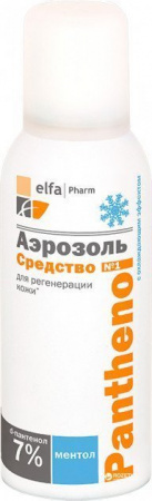 Средства от ожогов аэрозоль с охлаждающим эффектом panthenol, 150 мл