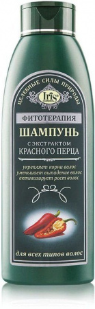 Шампуни шампунь "с экстрактом красного перца" для всех типов волос фитотерапия iris, 500 мл