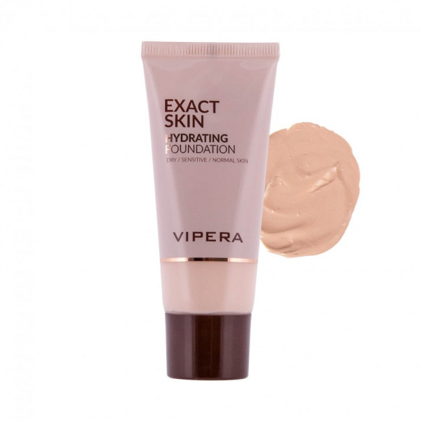 Для лица тональный крем exact skin - for dry and normal skin тон 02 ivory vipera