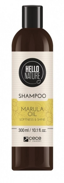 Шампуни шампунь для волос hello nature marula oil с маслом марулы, 300 мл