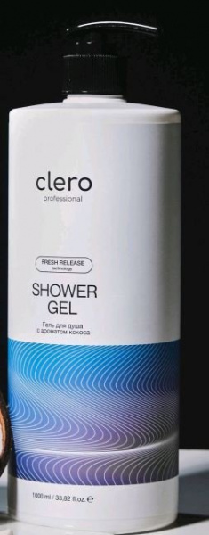 Гели для душа гель для душа с ароматом кокоса "clero" global chemical, 1000 мл.