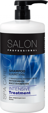 Шампуни salon professional spa care шампунь для волос "интенсивное восстановление", 1000 мл