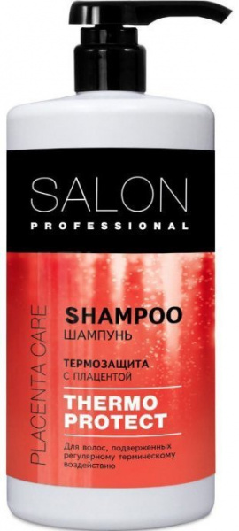 Шампуни salon professional placenta care шампунь для волос "термозащита", 1000 мл