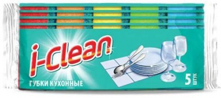 Для посуды губки для мытья посуды i-clean romax 5 шт.