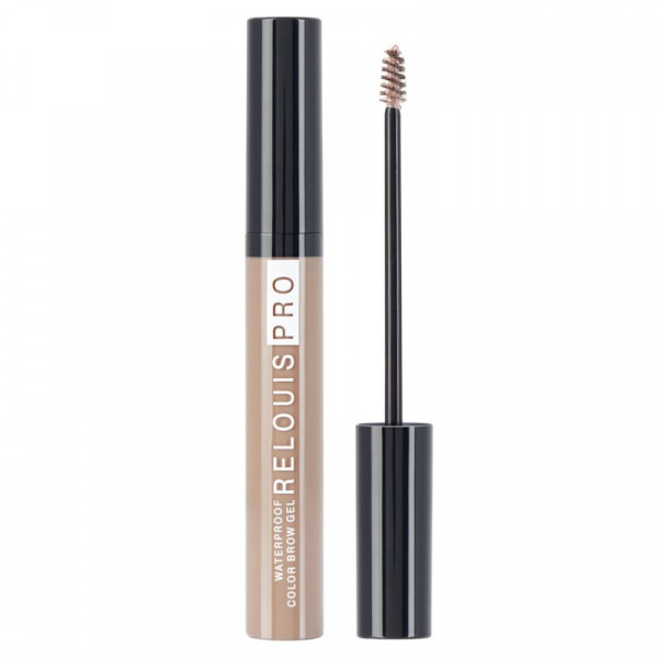 Для глаз и бровей гель для бровей водостойкий оттеночный relouis pro waterproof color brow gel тон 01 blonde, 6 г.