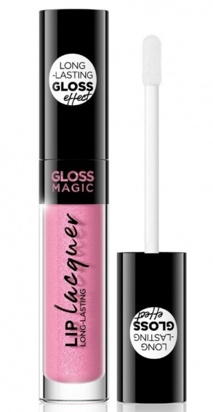 Для губ жидкая блестящая губная помада №28 gloss magic lip lacquer eveline, 4,5 мл