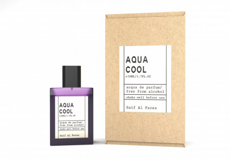 Парфюмерное масло парфюмерная эмульсия aqua cool saif al fares, 50 мл