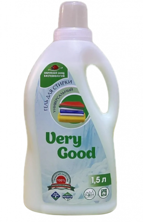 Для стирки гель для стирки универсальный very good, 1,5 л