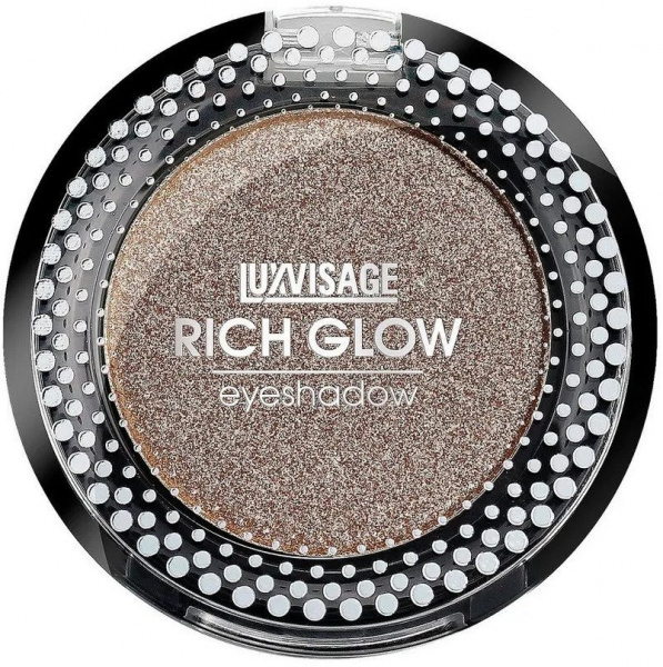 Для глаз и бровей тени компактные для век rich glow 08 night mirage luxvisage