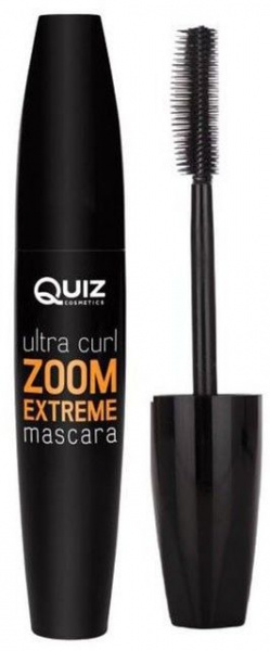 Для глаз и бровей тушь для ресниц "ultra curl" quiz, 12 мл