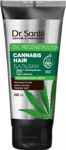 Бальзамы и кондиционеры бальзам cannabis hair dr.sante, 200 мл