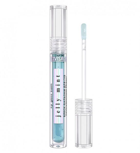 Для губ блеск-бальзам для губ jelly mint охлаждающий эффект luxvisage