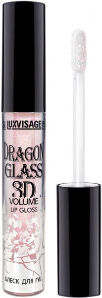 Для губ суперглянцевый блеск для губ dragon glass 3d volume тон 03 flamingo luxvisage