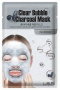 Маски для лица кислородная пузырьковая маска "clear bubble charcoal mask" labute cosmetic, 20 мл
