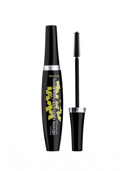 Для глаз и бровей тушь для ресниц xxxl extreme exciting exclusive luxury relouis, 10 г.
