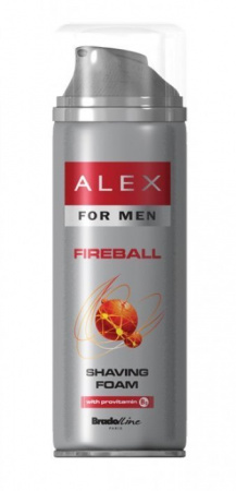 Бритье bradoline paris alex пена для бритья fireball, 200 мл