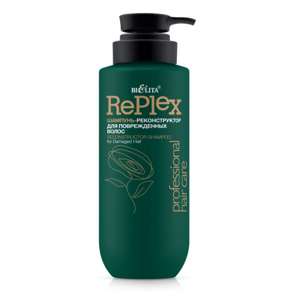 Шампуни шампунь-реконструктор для поврежденных волос professional hair care  белита, 500 мл