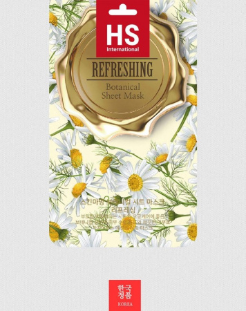 Маски для лица no:hj botanical обновляющая хлопковая маска для лица, 23 мл