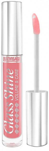 Для губ блеск для губ glass shine тон 11 коричнево-персиковый luxvisage, 3 г