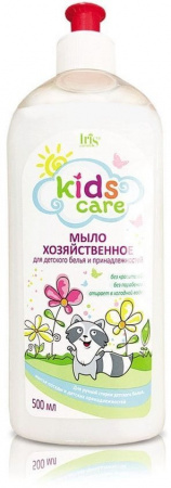 Мыло iris kids care мыло "хозяйственное" для детского белья и принадлежностей, 500 мл