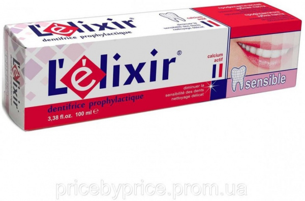 Зубные пасты зубная паста профилактическая sensible l'elixir, 50 мл